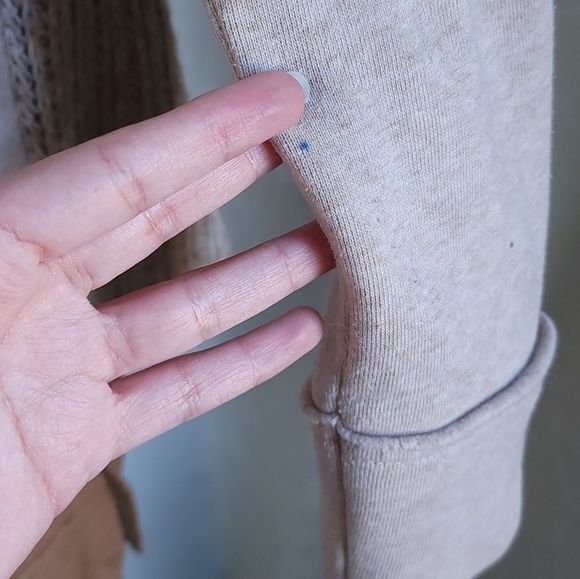 Anthropologie Angora Blend Knit Open Front Waterfall Cardigan Saturday Sunday - Picture 13 of 15